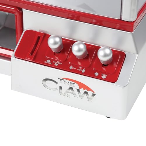 Mini Arcade Claw Machine Game with Lights & Sounds, 14 Inch x 10 Inch, Red I393984