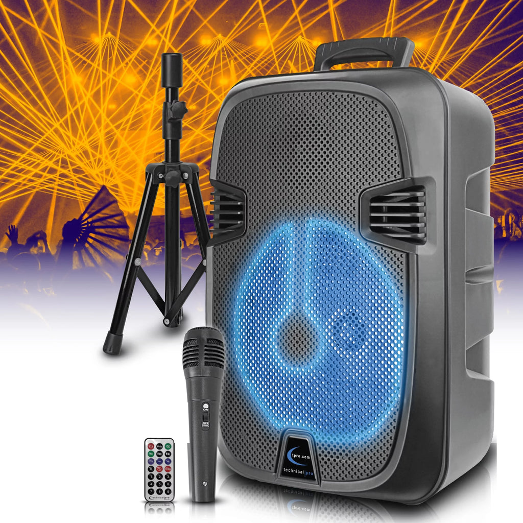 2000 Watts Rechargeable 12 Inch Bluetooth LED Speaker Z361184