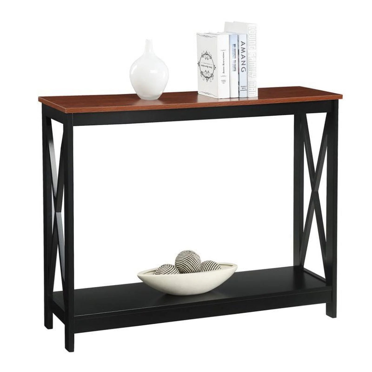 2 Piece Wood Console Table Set I211