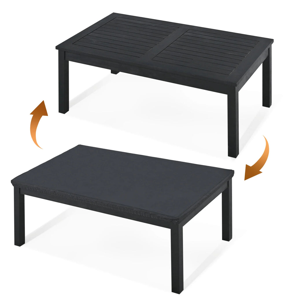 Acacia Solid Wood 4-Piece Outdoor Sofa X110692