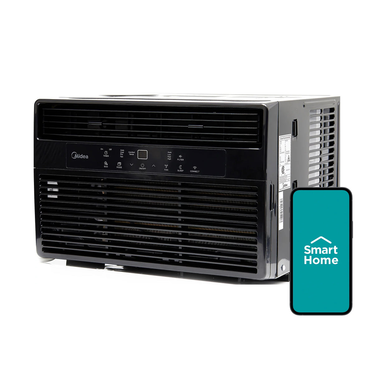 8,000 BTU 115V Smart Window Air Conditioner with Remote E845
