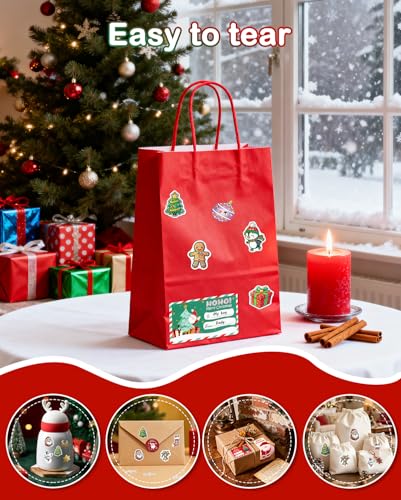 2250 Pcs Christmas Gift Tags Stickers Kit S9772