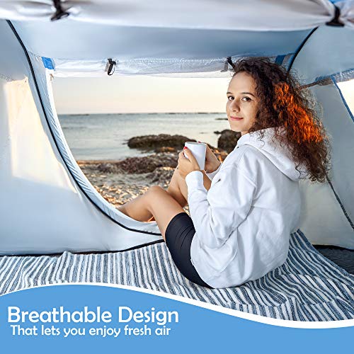 Sky Blue 2 Person Pop Up Tent with Carrying Bag T991395