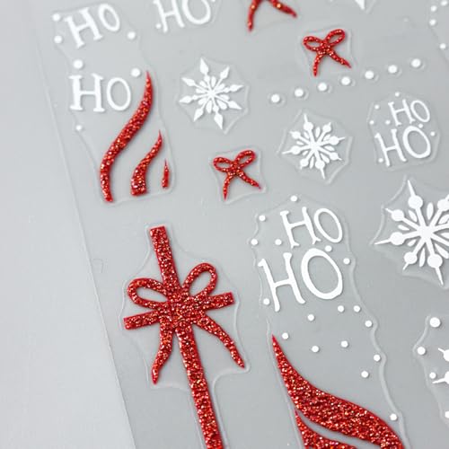 8 Holiday Nail Art Stickers Variety Pack U475201