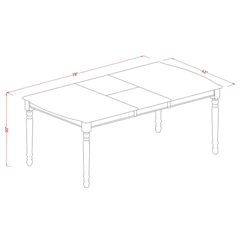 9 Piece Wood Kitchen Table Set J458