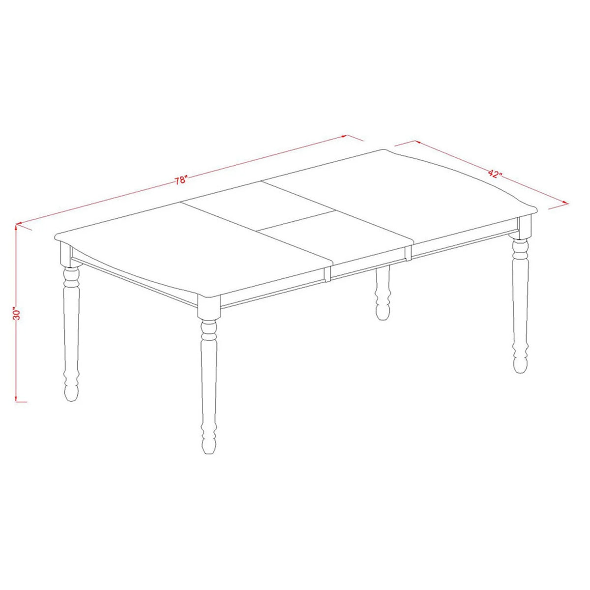 9 Piece Wood Kitchen Table Set J458