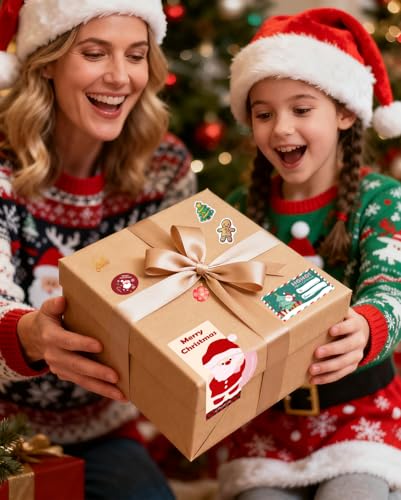 2250 Pcs Christmas Gift Tags Stickers Kit S9772